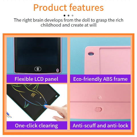 8.5/10/12/16Inch LCD Drawing Board Writing Tablet Digit Magic Blackboard Art Painting Tool for Kids