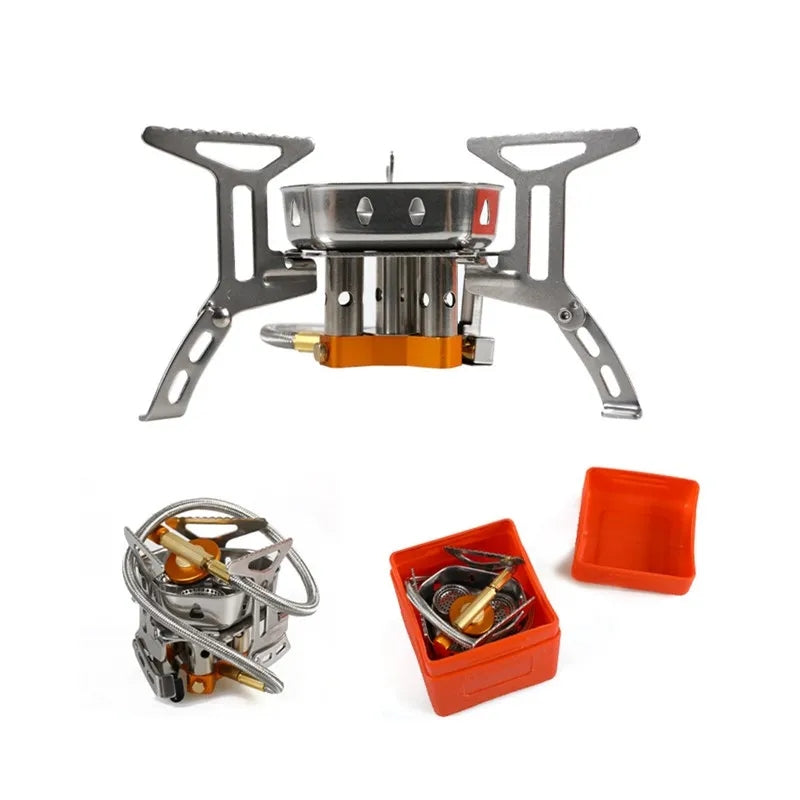 Portable Camping Picnic Outdoor Gas Stove WindProof Burner