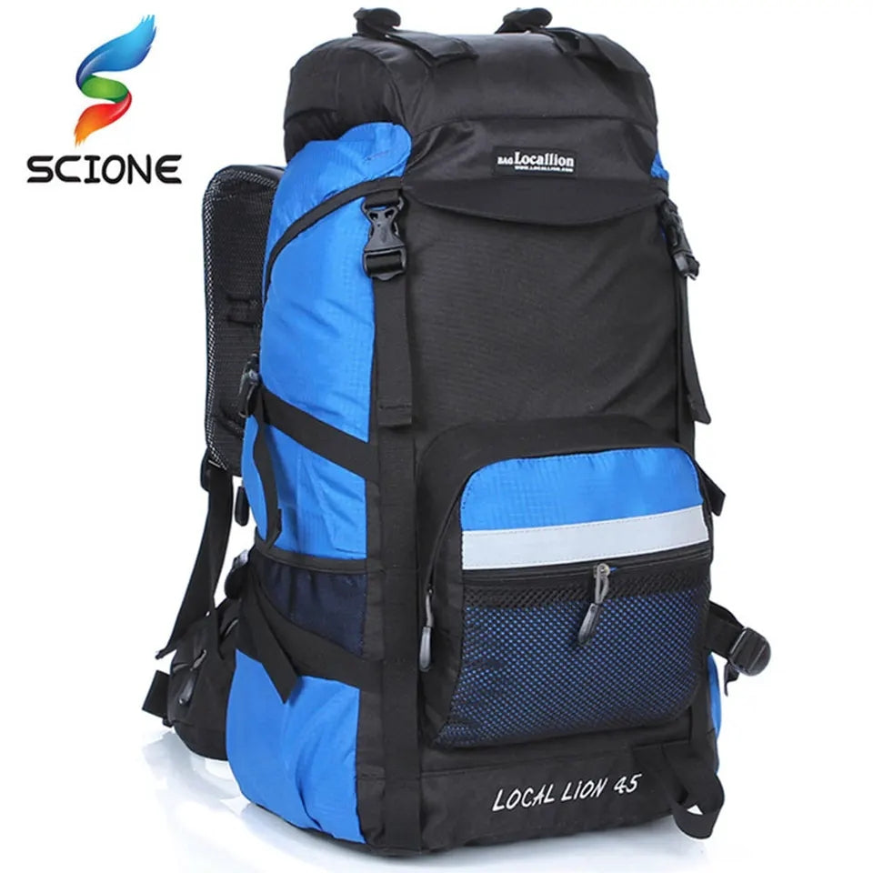 60L Rucksack Hiking Backpack Outdoor Camping Professional  Climbing Bag With Suspension Bearing System Sport Bag