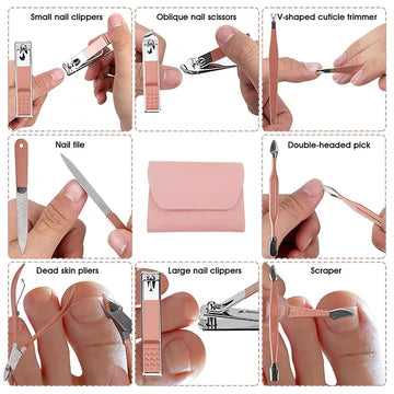 16 PCs Nail Clipper Manicure & Pedicure