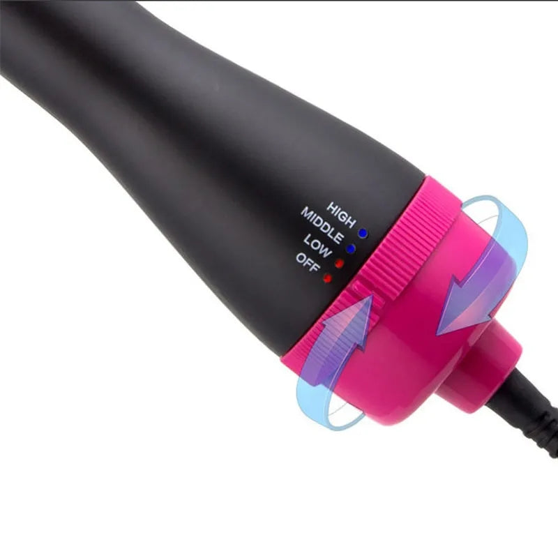 One step Hair Dryer Brush 3 in 1 Negative One Step Hair Dryer & Volumizer Blower Anti-Static Hair Styler Curler Hair Straightener Brush