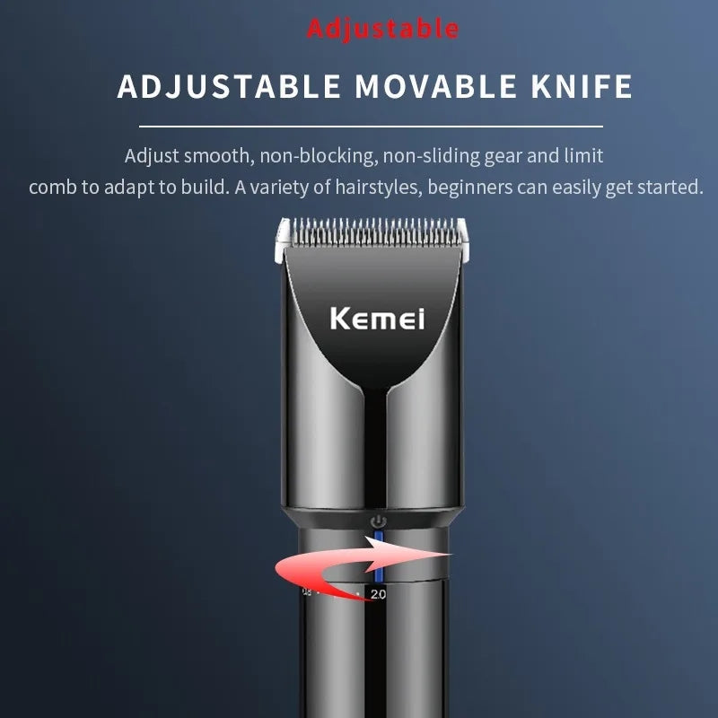 Kemei KM-3293 New Hair Trimmer Professional Rechargeable Cordless