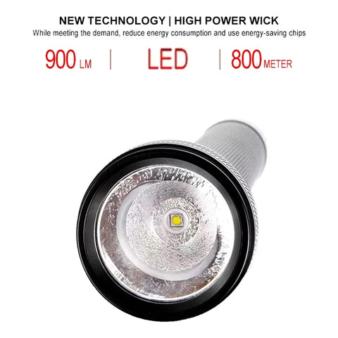 Ge Pass Rechargeable LED Flashlight, 100,000 Hours of LED Life