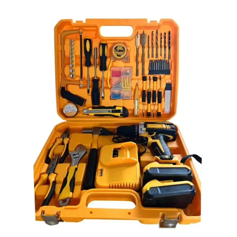 Lot Imported 52 Piece Tools set with 36V drill Machine