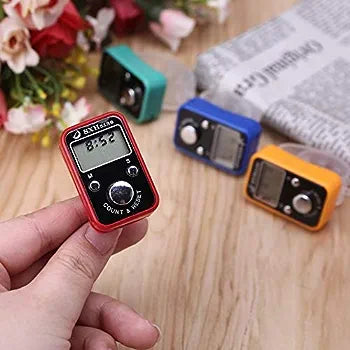 Tasbeeh Counter 3 PC's Set - Portable Wrist Digital Electronic Counter with Time Display
