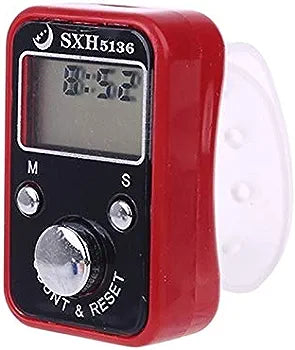 Tasbeeh Counter 3 PC's Set - Portable Wrist Digital Electronic Counter with Time Display