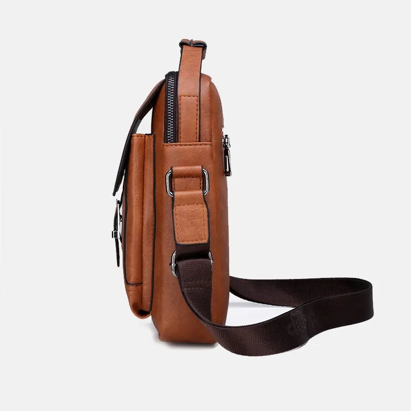 Men's Leather Shoulder Handbag High Quality Leather Shoulder Bag