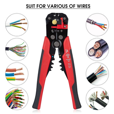 Self-Adjusting insulation pliers Crimping Cutter Wire Stripper Tool