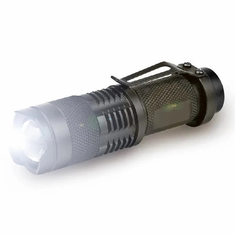 3 Mode Rechargeable Torch Light XPE+COB Dual Lights 1000LM Zoomable USB Flashlight