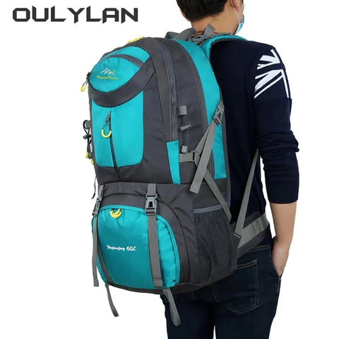 60L hiking backpack Large Capacity  Waterproof bag