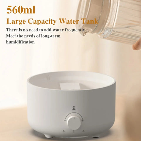 560ML Volcanic Flame Essential Oils Humidifier Jellyfish Cute Smoke Ring Flame