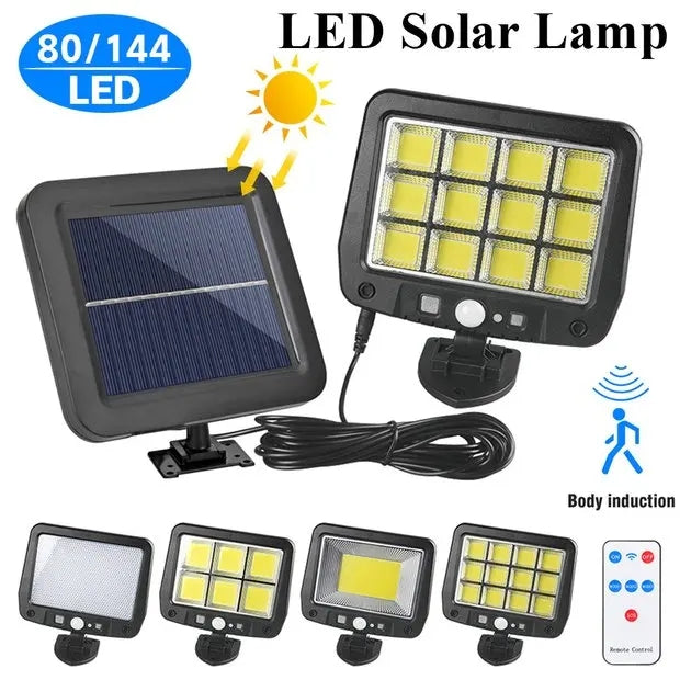 IP65 120COB 120000lm Solar Sensor Street Light 3 Modes |Waterproof Light for street garden