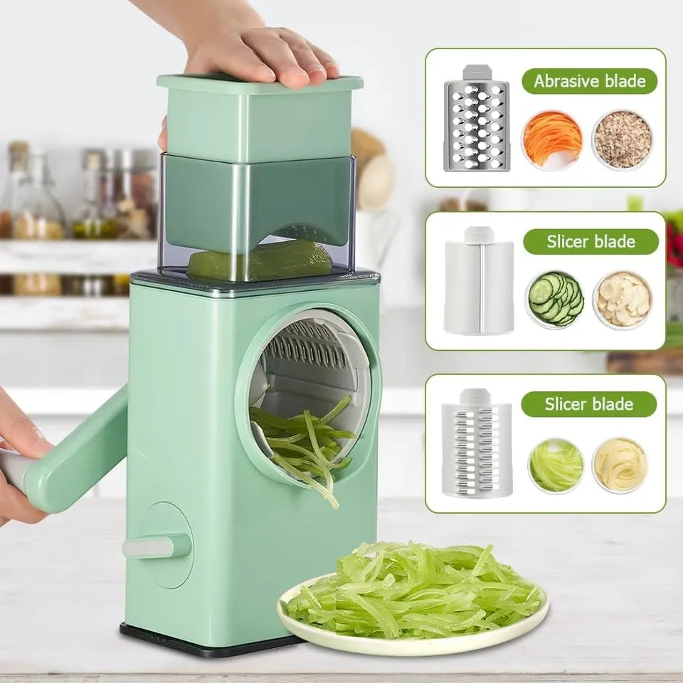 3 In 1 Set Manual Vegetable Slicer | All Vegetable Cutter