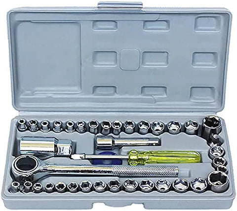 40 PCS Combination Socket Wrench Tool Set FOR CAR