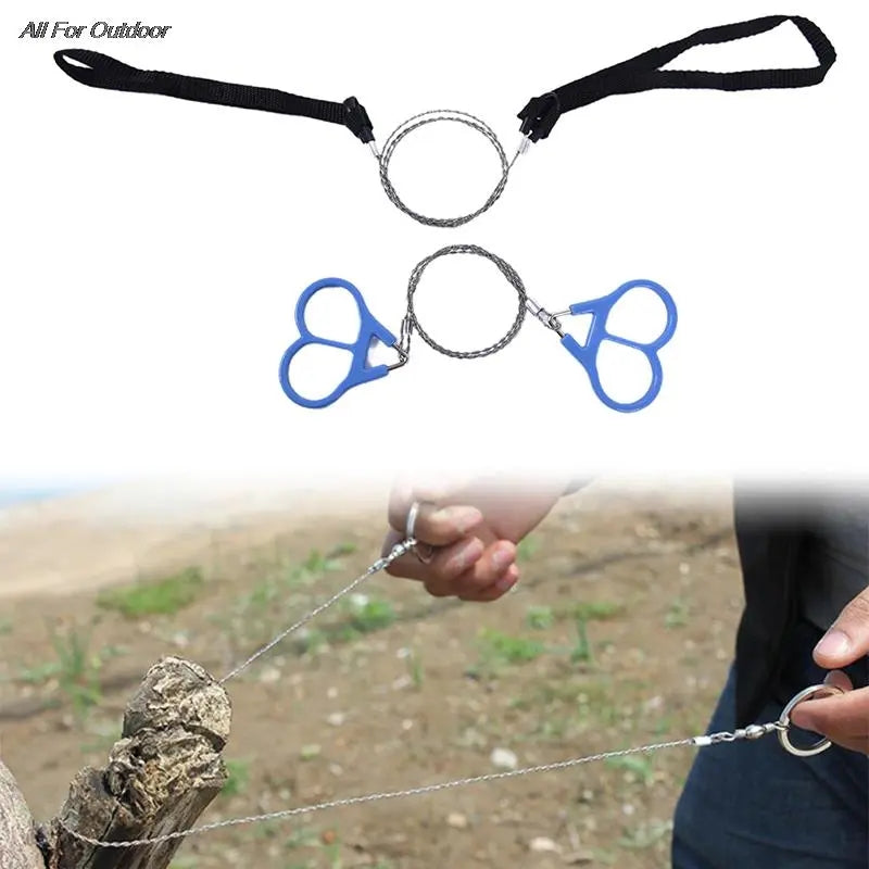 Manual Hand Steel Rope Chain Saw For Hiking Camping