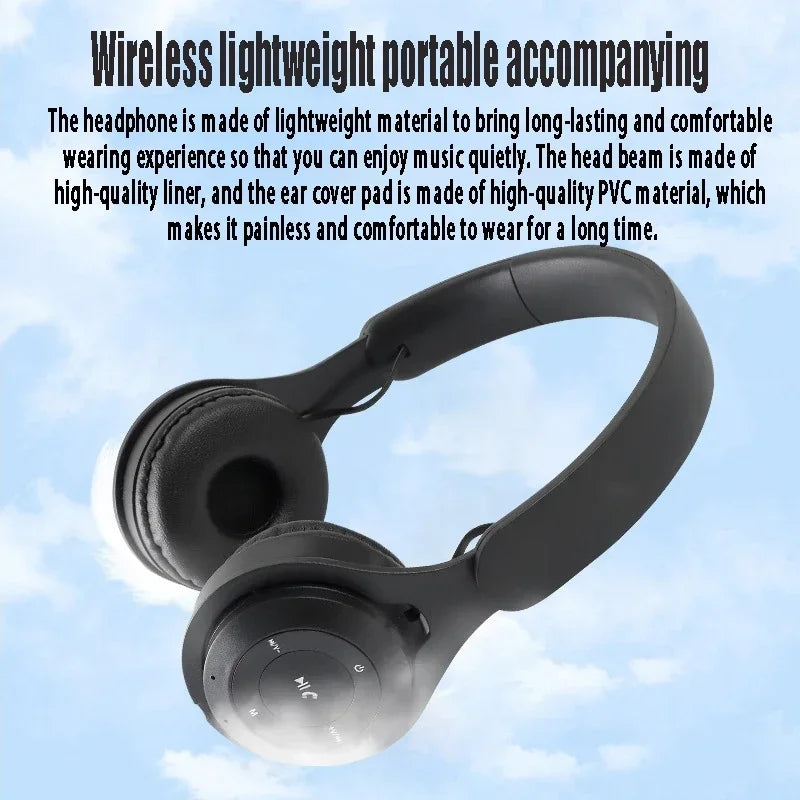 Foldable Wireless Bluetooth Headset For Islamic Audio video and Gaming