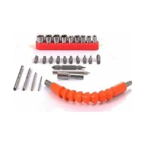 Dual Battery Gearbox 35 Pieces Chargeable Drill And Tool Kit Dawreek 24V