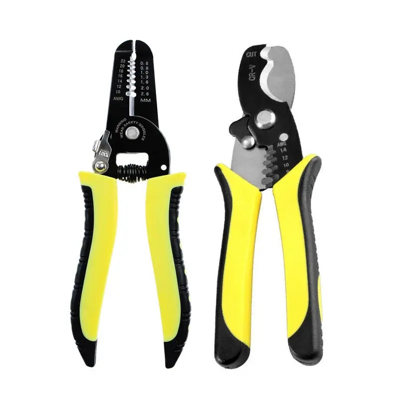 Imported Multifunctional Cutting Cable Wire Stripper Pliers Scissors CRV