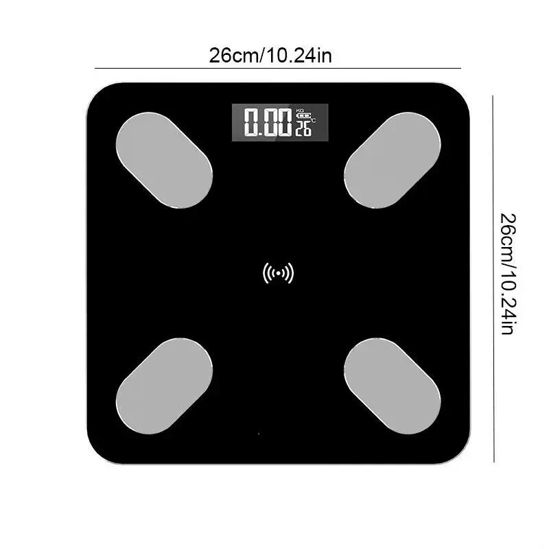 Body Fat Smart Digital Scale with Tape Weighting Scale Bluetooth Connected