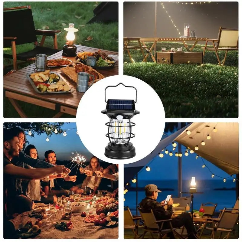 Portable Lantern Solar + usb Rechargeable