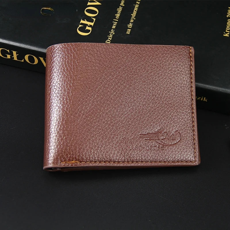 MenBens Leather Wallet for Men Women with Card Holder