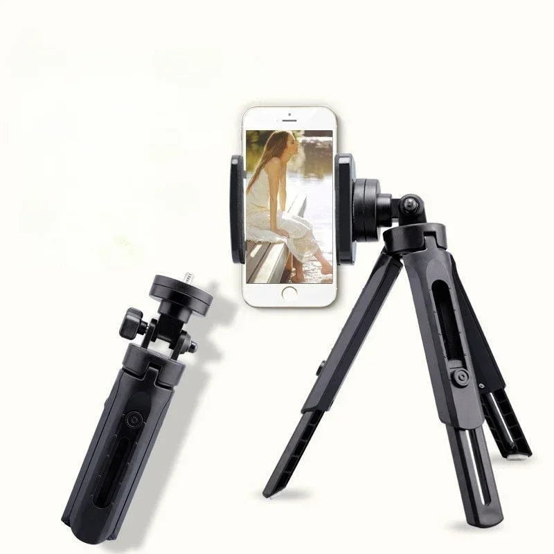 Portable Desktop Tripod for Mobile Phone Holder Live Streaming Outdoor Mini Multi-functional Adjustable Stand Monopod