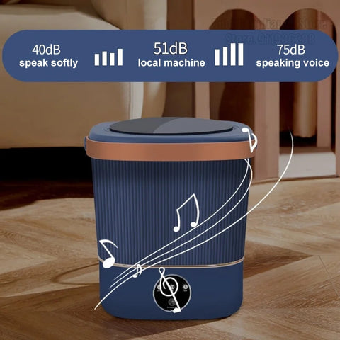9L 6L Portable Washing Machine Big Capacity with Spin Dryer Bucket for Clothes