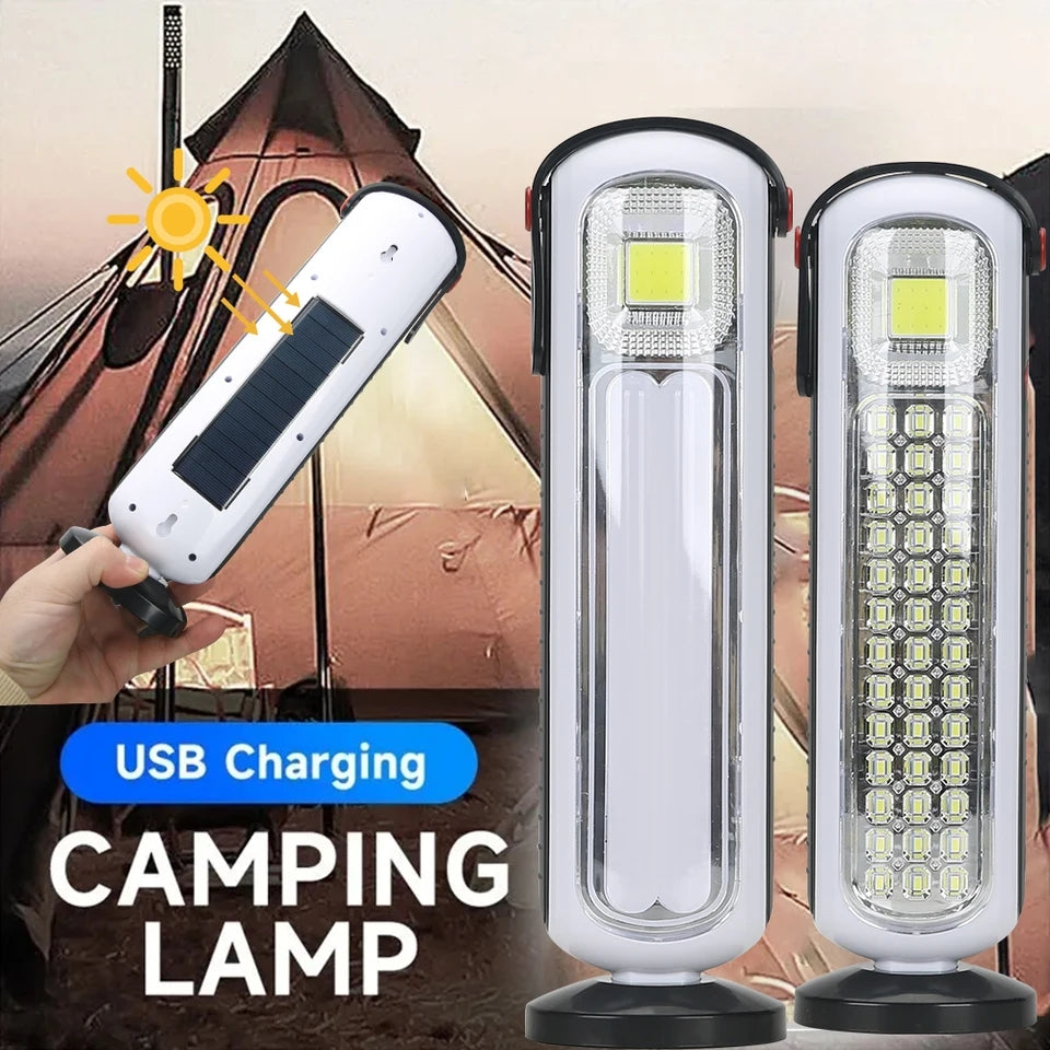 200w Solar LED Lamp USB Rechargeable  2200mah Battery