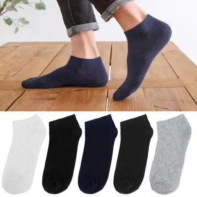 5 Pairs High Quality Breathable Socks - 5 Pairs High Quality Man Ankle Breathable Socks