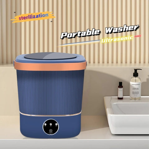 9L 6L Portable Washing Machine Big Capacity with Spin Dryer Bucket for Clothes