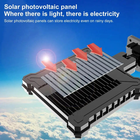 76 LED Solar Motion Sensor Light IP44 Waterproof