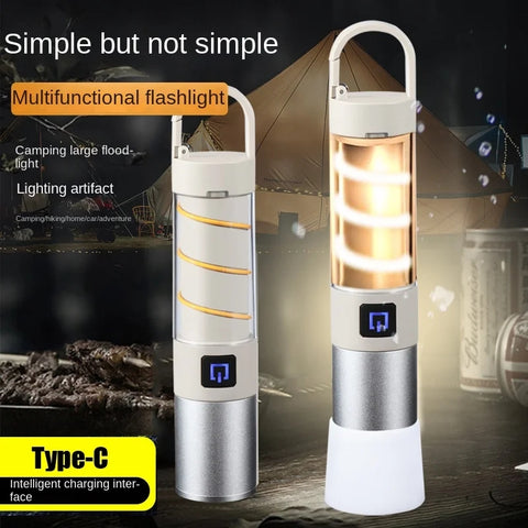 IPX6 Flash light - P60 Strong Light Telescopic Flashlight