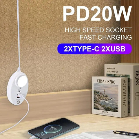 Moden Kate Super Fast 4 Port USB Charging extension