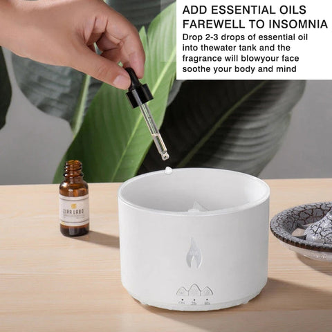 Volcanic Flame Aroma Diffuser  USB Charge Essential Oil Air Humidifier