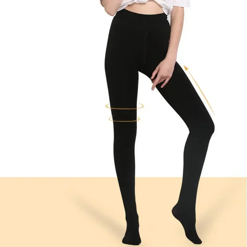 Warm Velvet Tights Leggings stocking with socks °-30