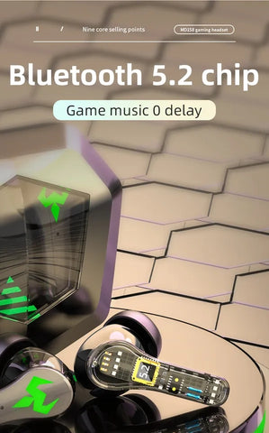 N35 TWS Gaming Earphones Touch Earbuds Bluetooth Wireless Headphone