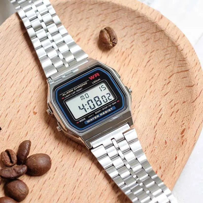 Casi Stainless Steel Sports Digital Watch