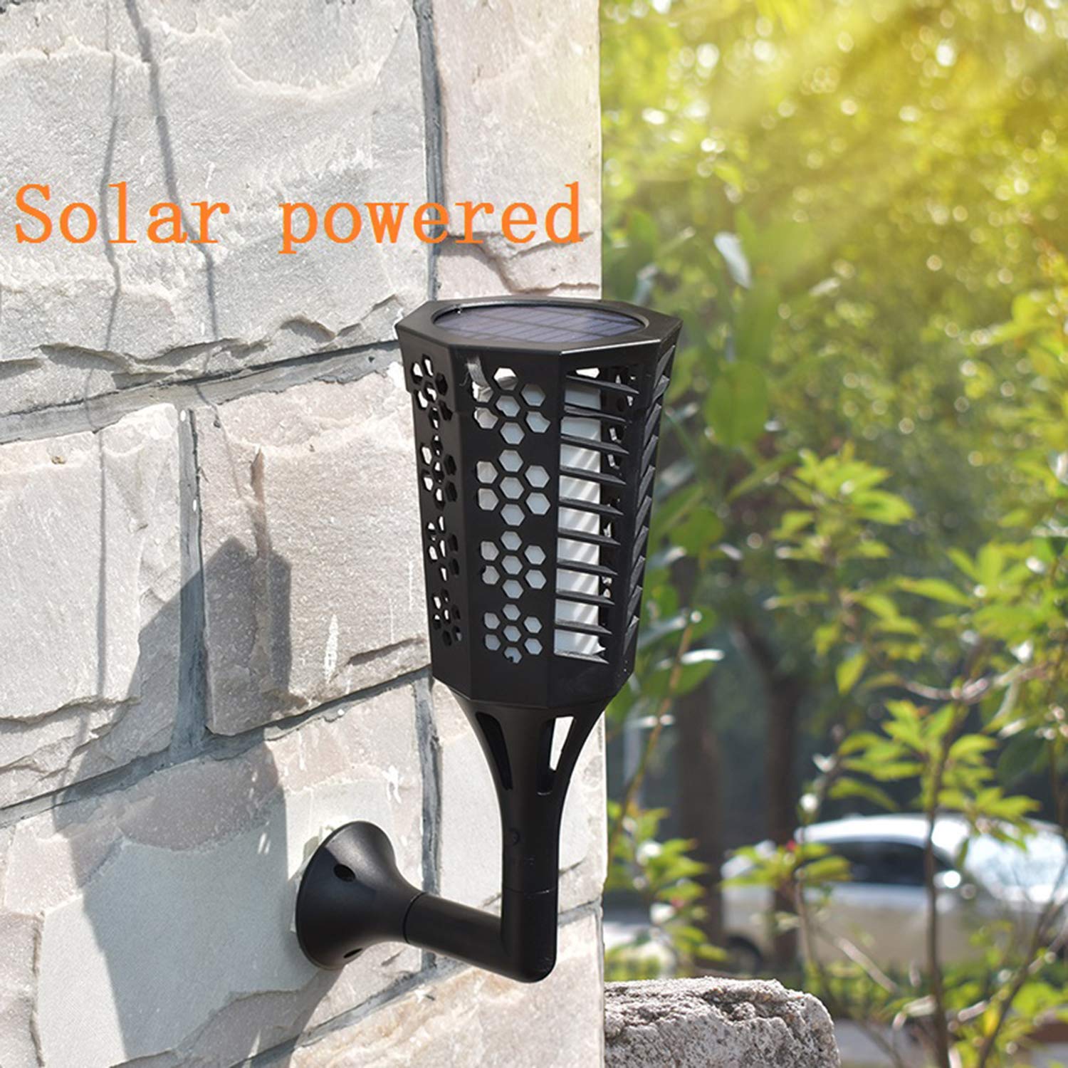 LED Solar Garden Flame Lamp Outdoor Waterproof