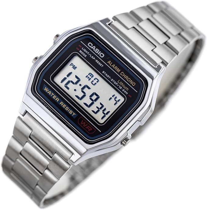 Casio Men's Classic Quartz Watch Black ( A158W-1)