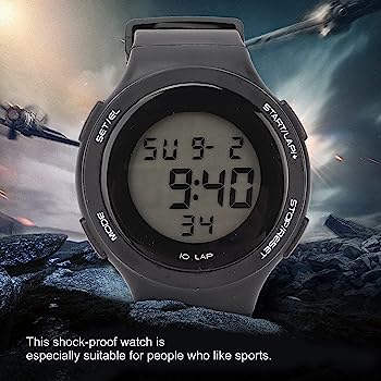 TAIXUN Digital Plastic Strap Watch For Men And Boys With Stylish