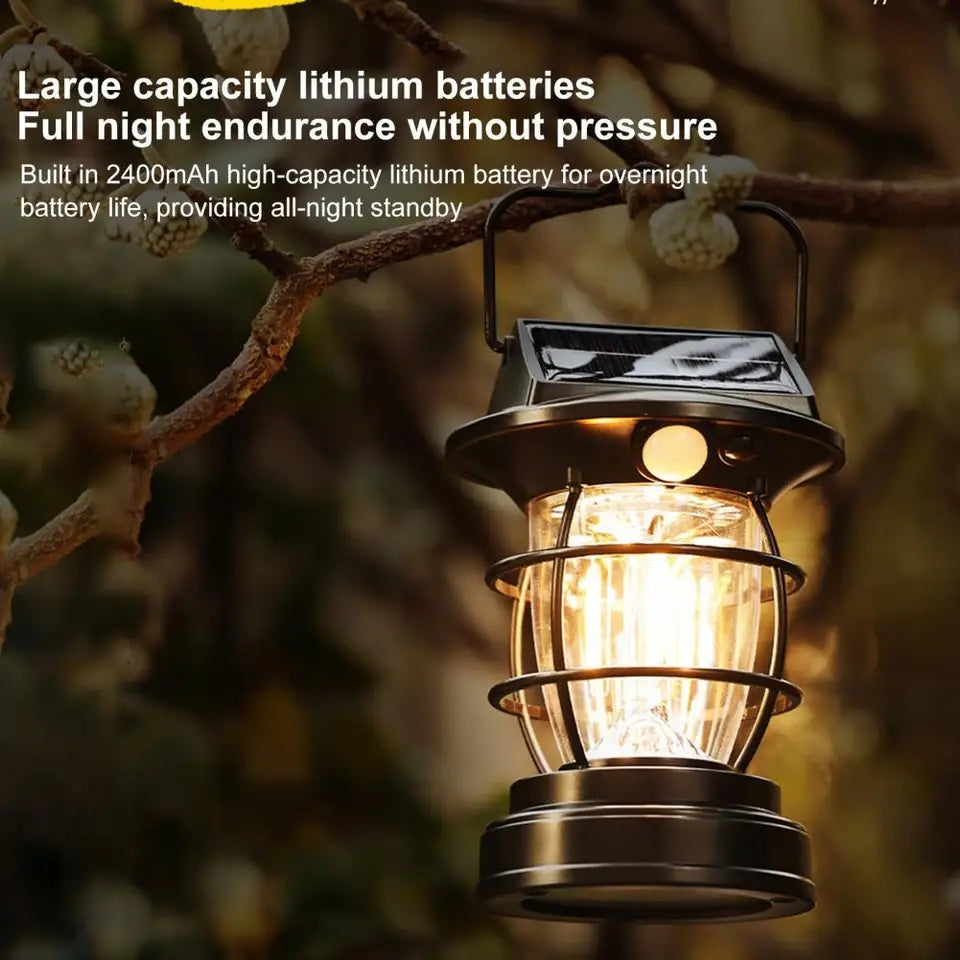 Portable Lantern Solar + usb Rechargeable