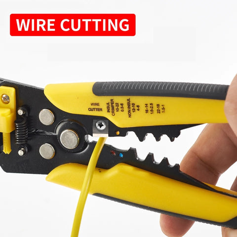 Self-Adjusting insulation pliers Crimping Cutter Wire Stripper Tool