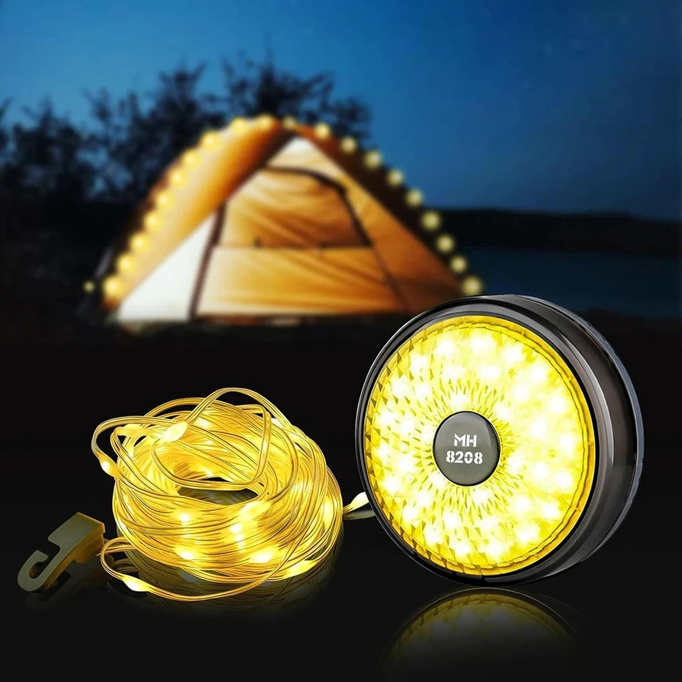 2 in 1 Rechargeable Decoration Camping colorful LED Flashlight