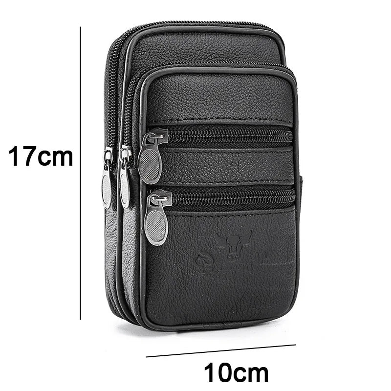 Men's Fashion Mobile Phone Waist Bag & Shoulder Bag