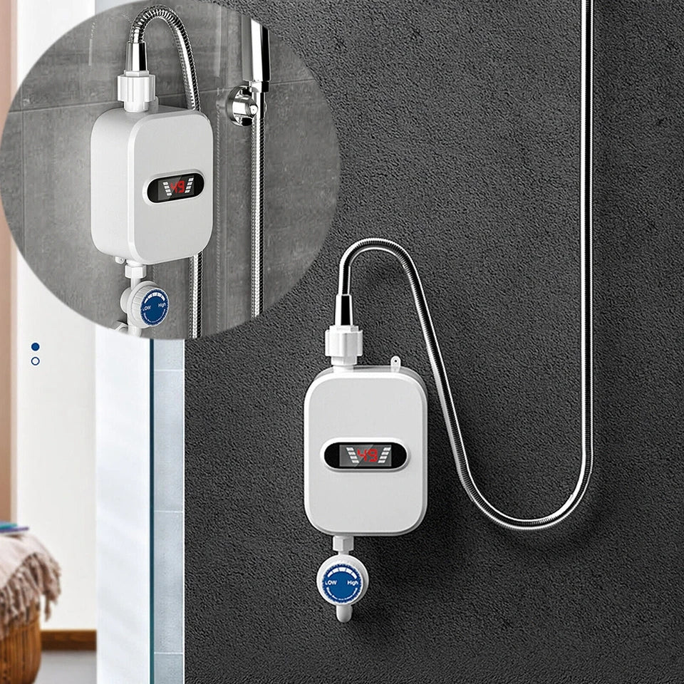 Instant Electric Water Heater Shower Bathroom Faucet EU Plug