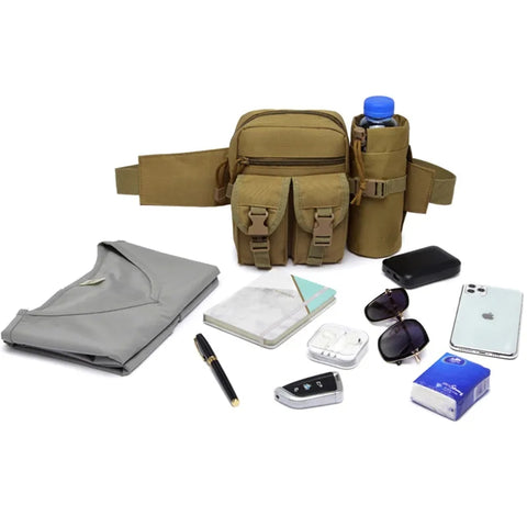 Tactical Waist Bag | Water Bottle holder Backpack Price in Pakistan