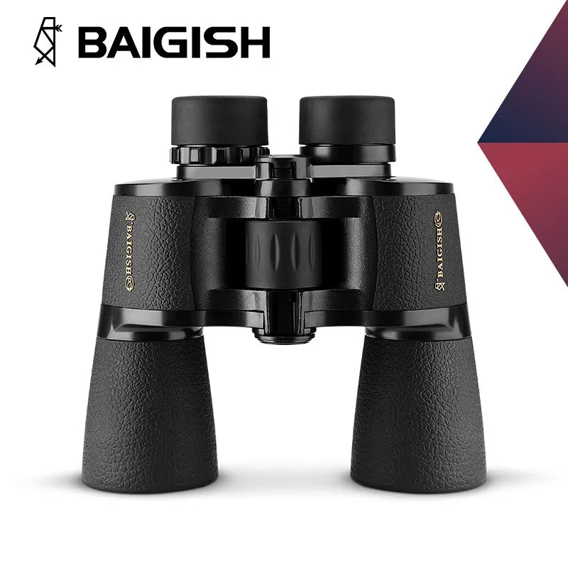BAIGISH Night vision Waterproof Large eyepiece binoculars 20X50 professional powerful long-range telescope night vision for outdoor camping