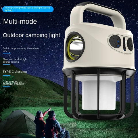 Solar LED Lamp Search Light with Torch