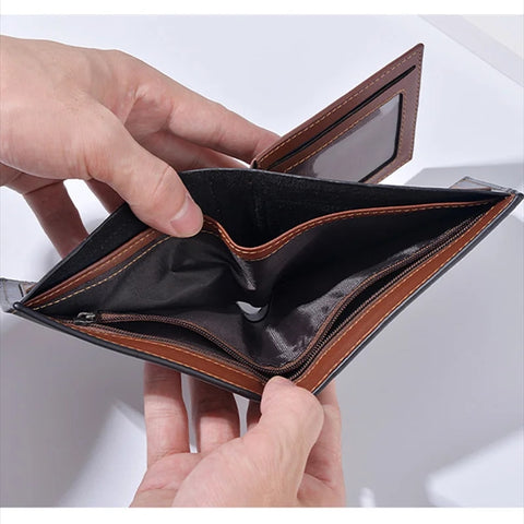Genuine Leather Double Sided Wallet for Men Women Pro Uncle Brand