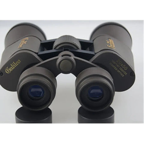 Galileo Double Cylinder 20x50mm Large-caliber Ultra-clear Double-barrel HD Handheld Viewing Telescope